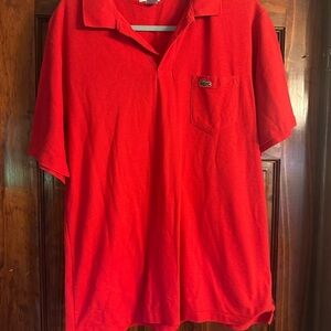 Lacoste Men's Bold Red Polo Shirt
